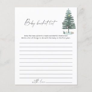 Papier Jeu de liste de buse d'arbre de Noël