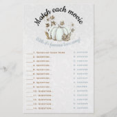 Papier Jeu de mariage citrouille blanche or histoire de c (Devant)