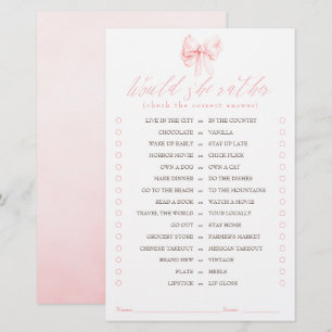 Papier Jeu de mariage élégant rose plutôt chic