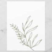 Papier Jeu De Mariage Il A Dit Elle A Dit Sage Boho Flowe (Dos)