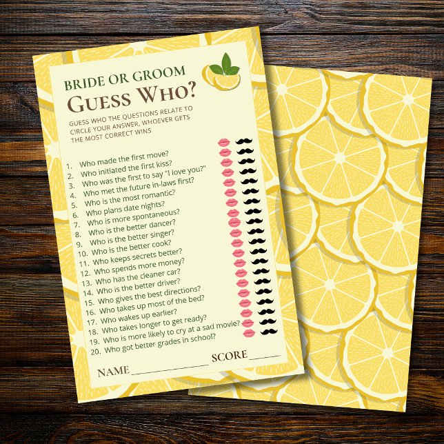 Papier Jeu de mariage Main Squeeze Mariée ou Marié | Lemo (Créateur téléchargé)