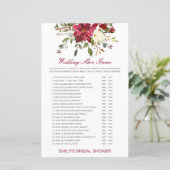 Papier Jeu de mariage modifiable Jeu de chaussure de mari (Debout devant)