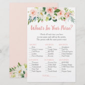 Papier Jeu de mariage 'Qu'est-ce que vous avez dans votre (Devant / Derrière)