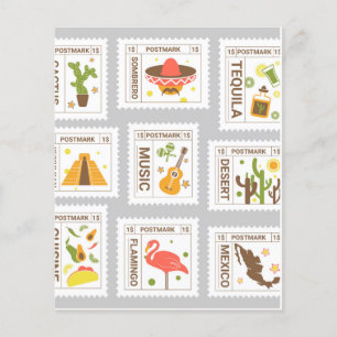 Papier Jeu de marques postales