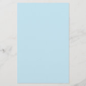 Papier Jeu de mots mêlés Baby Shower Garçon Bleu (Dos)