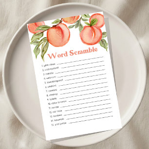 Papier Jeu de mots mêlés pour Baby Shower Sweet Little Pe
