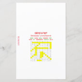 Papier Jeu de Noël familial IMPRIMÉ (Dos)