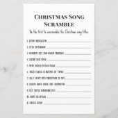 Papier Jeu de Noël familial IMPRIMÉ (Devant)