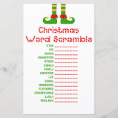 Papier Jeu de Noël familial IMPRIMÉ (Devant)