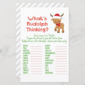 Papier Jeu de Noël familial IMPRIMÉ (Devant / Derrière)