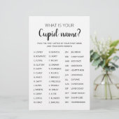 Papier Jeu de nom de Cupidon pour la fête de la Saint-Val (Debout devant)