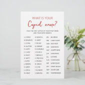 Papier Jeu de nom de Cupidon pour la fête de la Saint-Val (Debout devant)