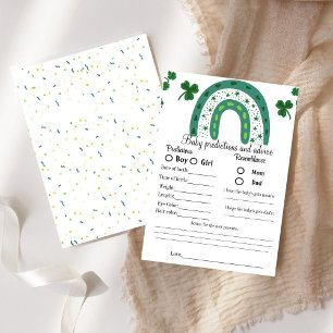 Papier Jeu de prédiction baby shower St Patrick