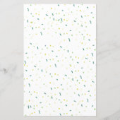 Papier jeu de prédiction de baby shower pour bébé St Patr (Dos)