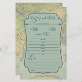 Papier Jeu de Prédictions pour Bébé à la Baby Shower Aven (Devant / Derrière)