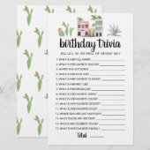 Papier Jeu de questions-réponses modifiables pour anniver (Devant / Derrière)