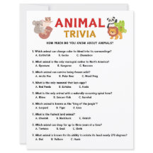 Jeu de questions sur les animaux