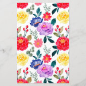 Papier Jeu de quiz de comptine pour bébé Fleurs pour baby (Dos)