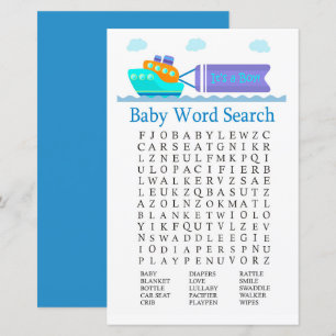 Papier Jeu de recherche de Baby shower de Jouet de Livrai