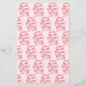 Papier Jeu de recherche de mots amusants rose et rouge Ma (Dos)