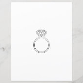 Papier Jeu de recherche Word de Fête des mariées de scrip (Dos)