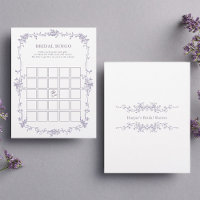 Jeu de salle de bain 'Bingo de mariage' sur le thè