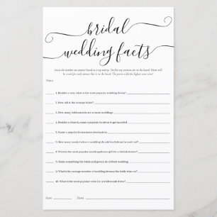 Papier Jeu de Salle de Bain de Mariage Amusant
