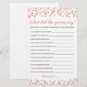 Papier Jeu de salle de bain de mariage modifiable Que a d (Devant / Derrière)