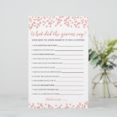 Papier Jeu de salle de bain de mariage modifiable Que a d (Debout devant)