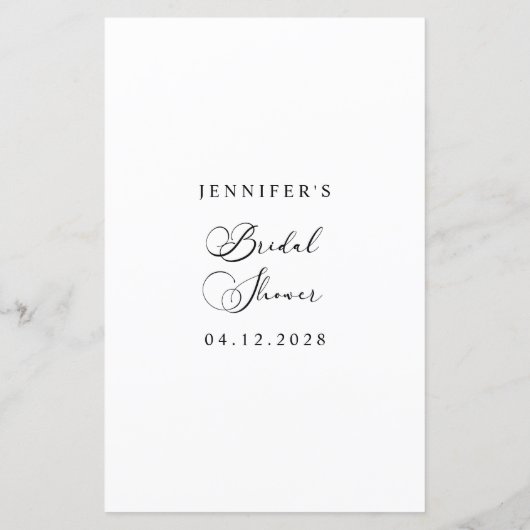 Papier Jeu de script simple Black Modern Emoji Pictionary (Dos)