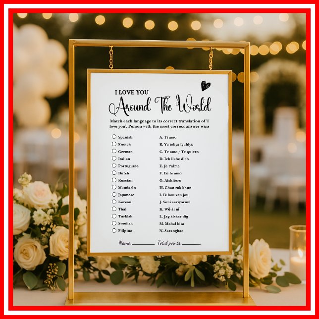 Papier Jeu de traditions de mariage Jeu de douche de mari (Créateur téléchargé)