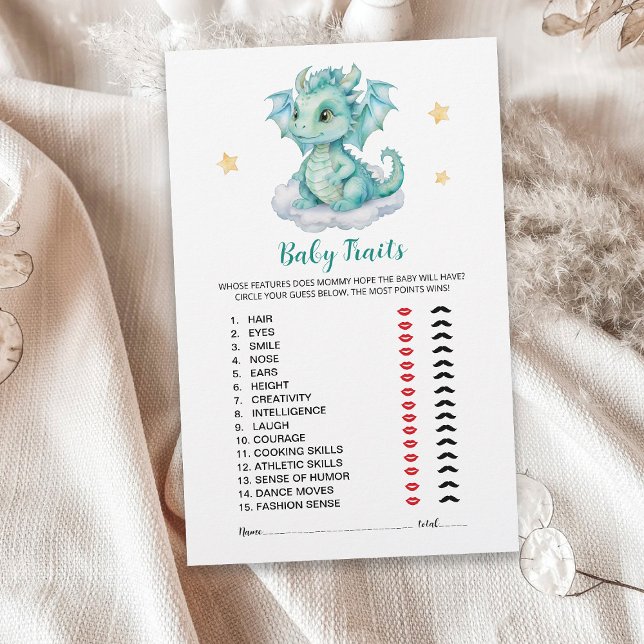 Papier Jeu de traits de petit dragon (Créateur téléchargé)