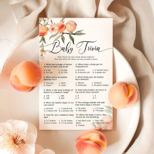 Papier Jeu de trivia bébé baby shower de pêche