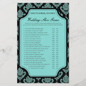 Papier Jeu de Wedding shower de chaussures Mariage modifi (Devant)