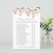 Papier Jeu de Wedding shower de chaussures Mariage modifi (Debout devant)