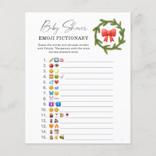 Papier Jeu d'emoji bébé hiver