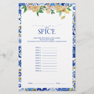 Papier Jeu d'épices de Fête des mariées de citron méditer