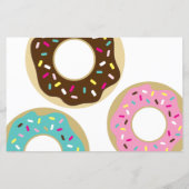 Papier Jeu Devinez Qui : Donut Saupoudré D'amour (Dos)