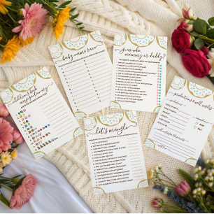 Papier Jeu Devinez qui ? Gâteau saupoudré d'amour