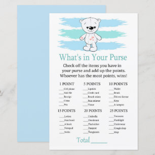 Papier Jeu d'ours polaire Qu'est-ce qu'il y a dans ton sa