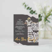 Papier Jeu du joueur de football budget Jour Invitations  (Debout devant)