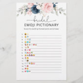 Papier Jeu émoticônes de douche de la marine (Devant)