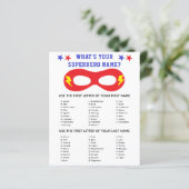 Papier Jeu générateur de nom Superhero (Debout devant)