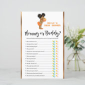 Papier Jeu Imprimé Baby Shower Little Pumpkin (Debout devant)