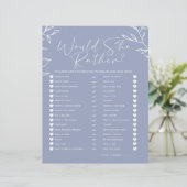 Papier Jeu nuptiale Plairait-Elle Fleurs Perdues (Debout devant)