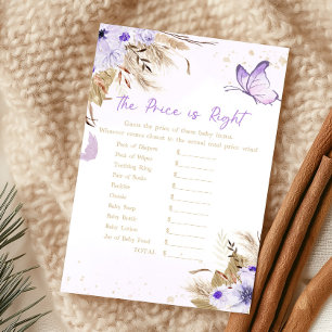 Papier Jeu Papillon Floral The Price Is Right
