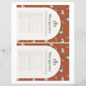 Papier Jeu Wild West Word Scramble (Devant)