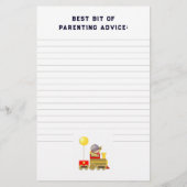 Papier Jeux baby showers (Dos)