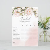 Papier Jeux Boho rose rose pâle (Debout devant)