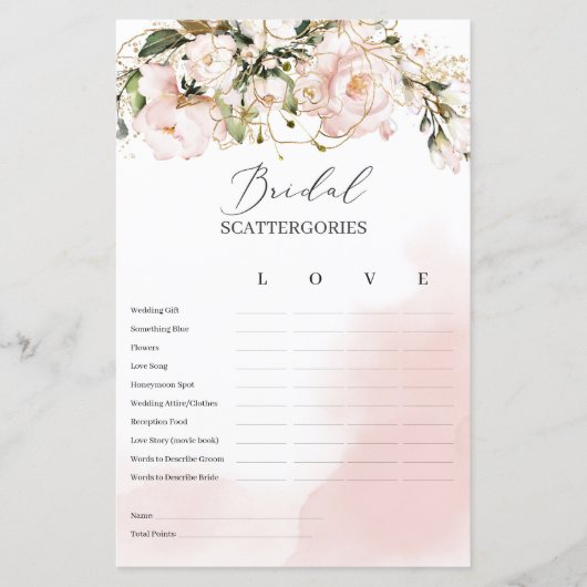 Papier Jeux Boho rose rose pâle (Devant)